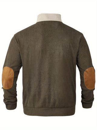 Herren Lässige Pullover | Mit Ellenbogen-Patches