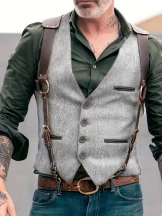 Klassische Retro Weste Für Herren | Bequem