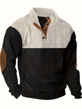 Herren Lässige Pullover | Mit Ellenbogen-Patches
