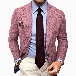 Klassischer Business-Blazer Jacke für Herren | Langarm