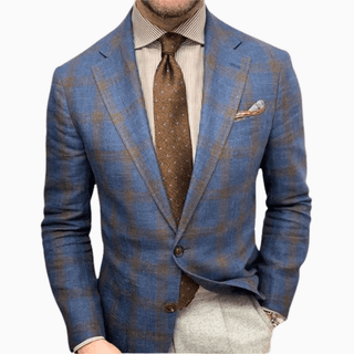 Klassischer Business-Blazer Jacke für Herren | Langarm