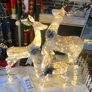 Weihnachtsbeleuchtung im Rentier-Stil