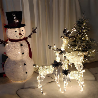 Weihnachtsbeleuchtung im Rentier-Stil