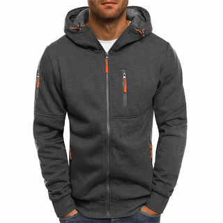 Herren Reißverschluss Jacke | Mit Kapuze