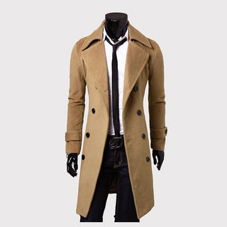 Formeller Zweireihiger Trenchcoat Für Herren | Lang