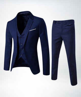 Stilvoller Slim Fit Hochzeitsgastanzug für Herren | Dreiteilig