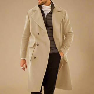 Warmer Winter Trenchcoat Für Herren | Formell