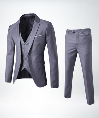 Stilvoller Slim Fit Hochzeitsgastanzug für Herren | Dreiteilig