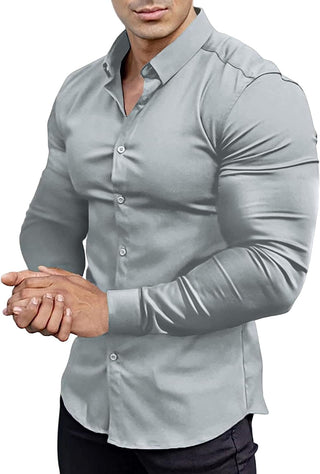Herren Slim-Fit Hemd | Langarm
