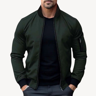 Herren Bomberjacke mit Reißverschluss | Klassisch