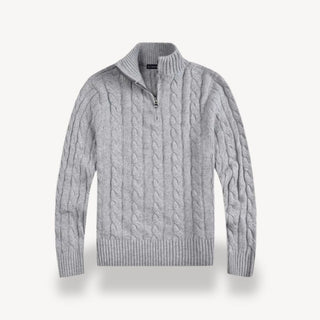 Herren-Pullover mit Halbem Reißverschluss | Warm