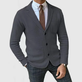 Herren-Blazerjacke mit Knopfleiste | Langarm