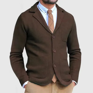Herren-Blazerjacke mit Knopfleiste | Langarm