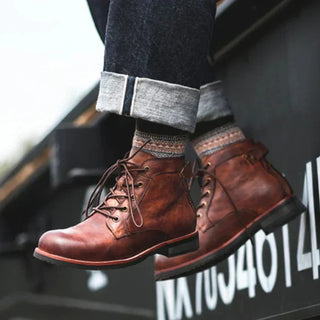 Herren Lässig Stiefeletten | Schnür