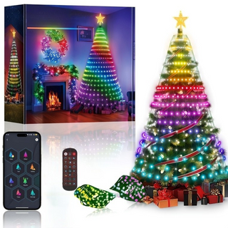 Mehrfarbige Weihnachtsbeleuchtung