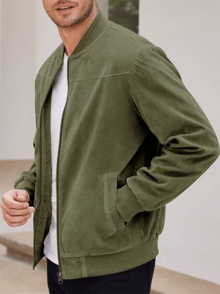 Herren Retro Übergangsjacke mit Reißverschluss | Komfortabel