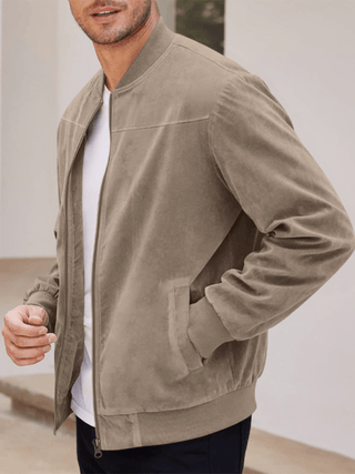 Herren Retro Übergangsjacke mit Reißverschluss | Komfortabel