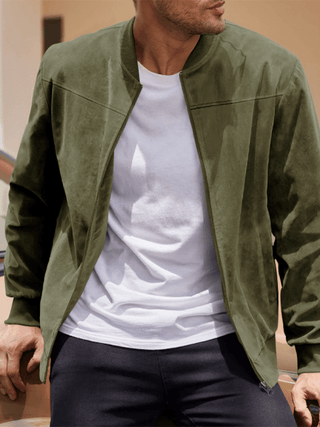 Herren Retro Übergangsjacke mit Reißverschluss | Komfortabel