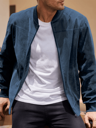 Herren Retro Übergangsjacke mit Reißverschluss | Komfortabel