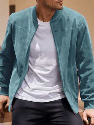Herren Retro Übergangsjacke mit Reißverschluss | Komfortabel