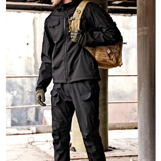 Herren Draußen-Set | Kapuzenjacke und Cargohose