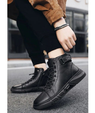 Herren Vielseitig Robuste Winter-Stiefel | Schwarz