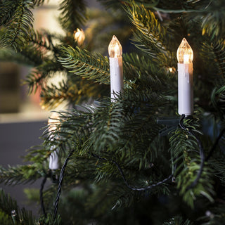 Warmweiße LED-Weihnachtsbaumkerzen Lichter