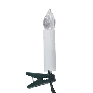 Warmweiße LED-Weihnachtsbaumkerzen Lichter