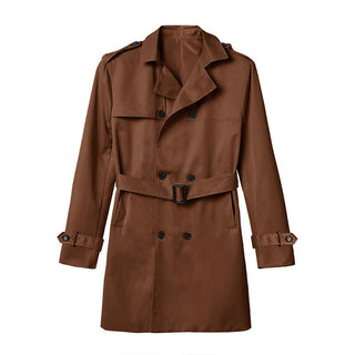 Zweireihiger Herren Trenchcoat | Warm