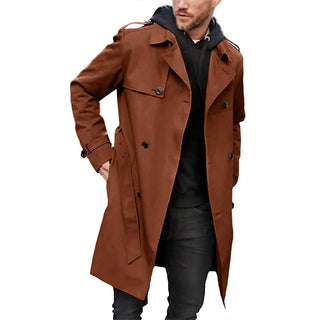 Zweireihiger Herren Trenchcoat | Warm