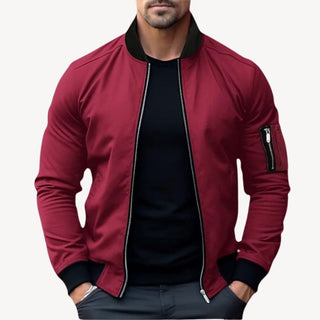 Herren Bomberjacke mit Reißverschluss | Klassisch