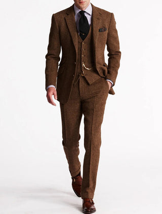 Elegante Hochzeitsgast Anzug für Herren | Dreiteiliges