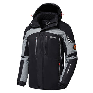 Herren Wasserdichte Warme Langarm Regenjacke | Winter