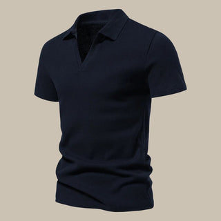 Herren Minimalistisch Polohemd | Kurzarm