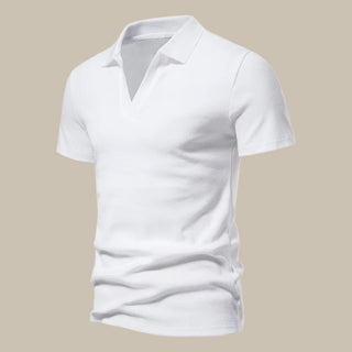 Herren Minimalistisch Polohemd | Kurzarm