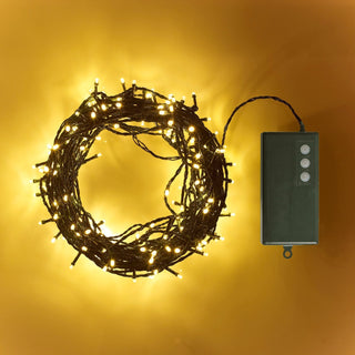 Grünes Kabel Weihnachtslichterkette