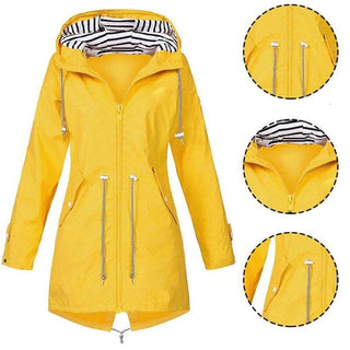 Devon - Wasserdichte lange Regenjacke
